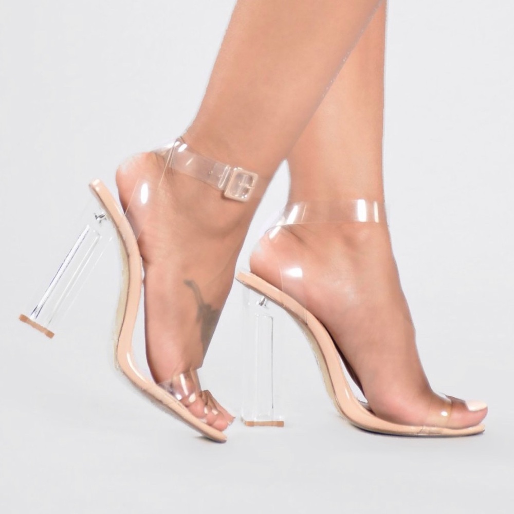 “The Glass Slipper” Translucent Heel
